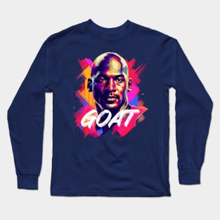 Michael Jordan - GOAT Long Sleeve T-Shirt